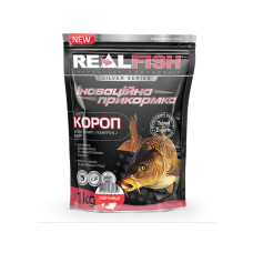 Прикормка TM "REALFISH" Silver serie - Карп Клубника 1kg